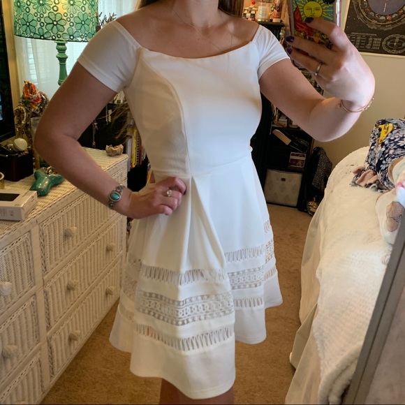 NWT Francesca’s Alaina White Dress Sz XS 🤍 - Picture 12 of 12